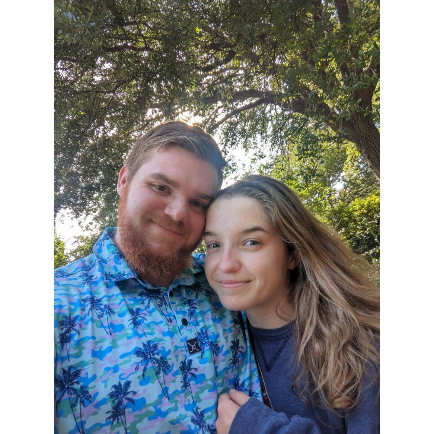 Our first trip to the Georgia State Botanical Gardens in Athens. Day three of us dating and we were already talking about our vision for our wedding.