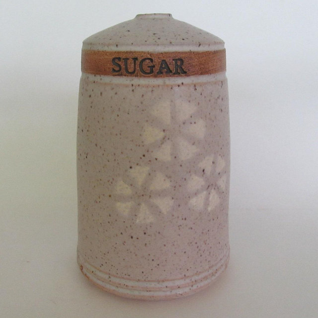 Ceramics and Pottery Wheel-thrown Pottery Stoneware Sugar Shaker