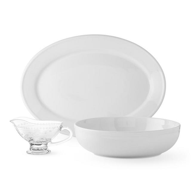 Williams Sonoma Pantry Serveware Bundle with Glass Gravy Boat, Large