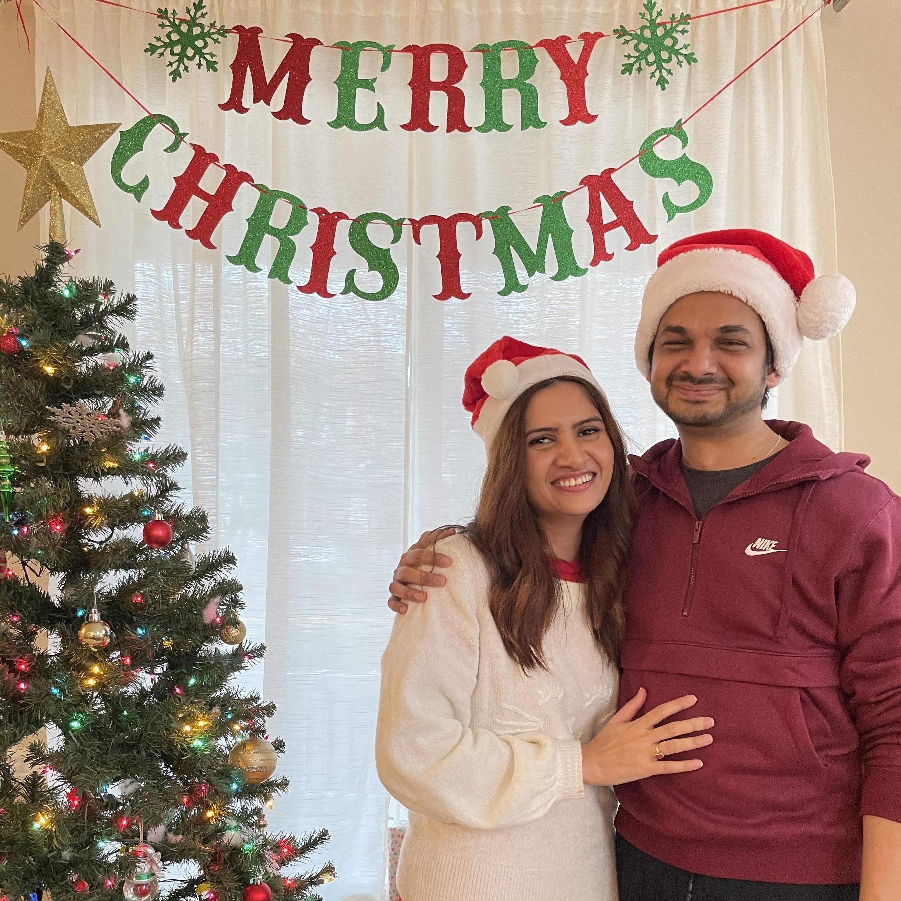 The best gift of being together at our first Christmas together !