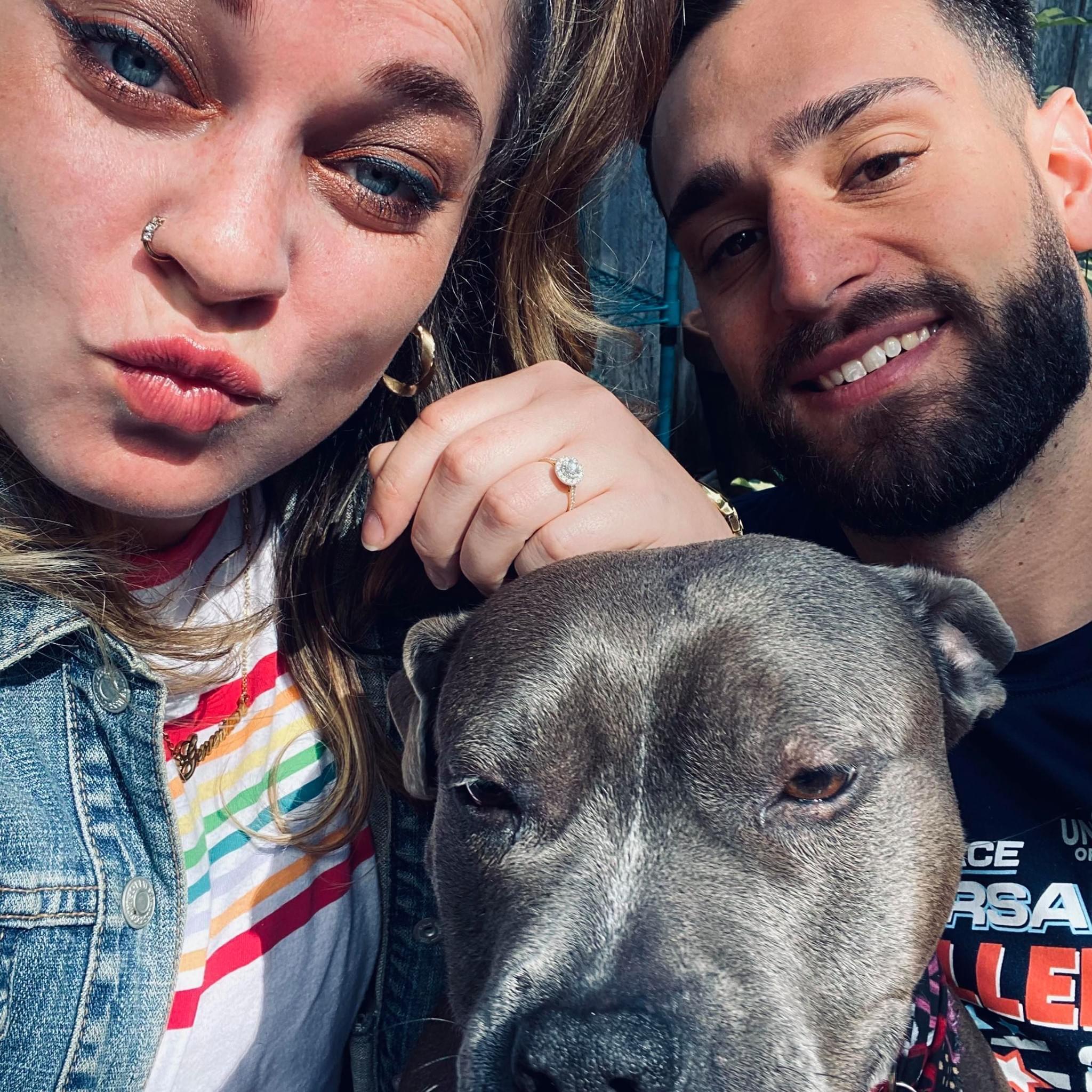 January 2021, the engaged family!
