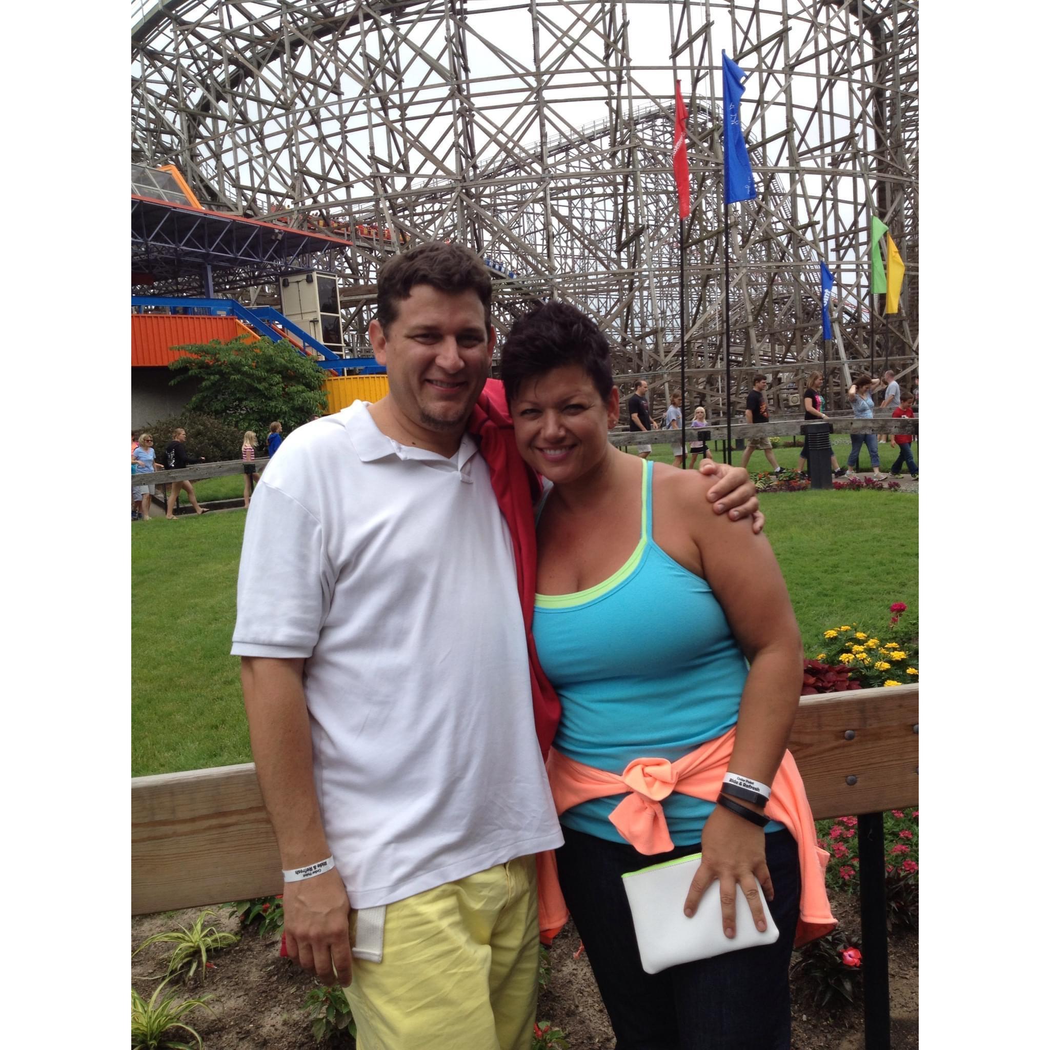 Scotts first time at Cedar Point , can’t wait to go back!