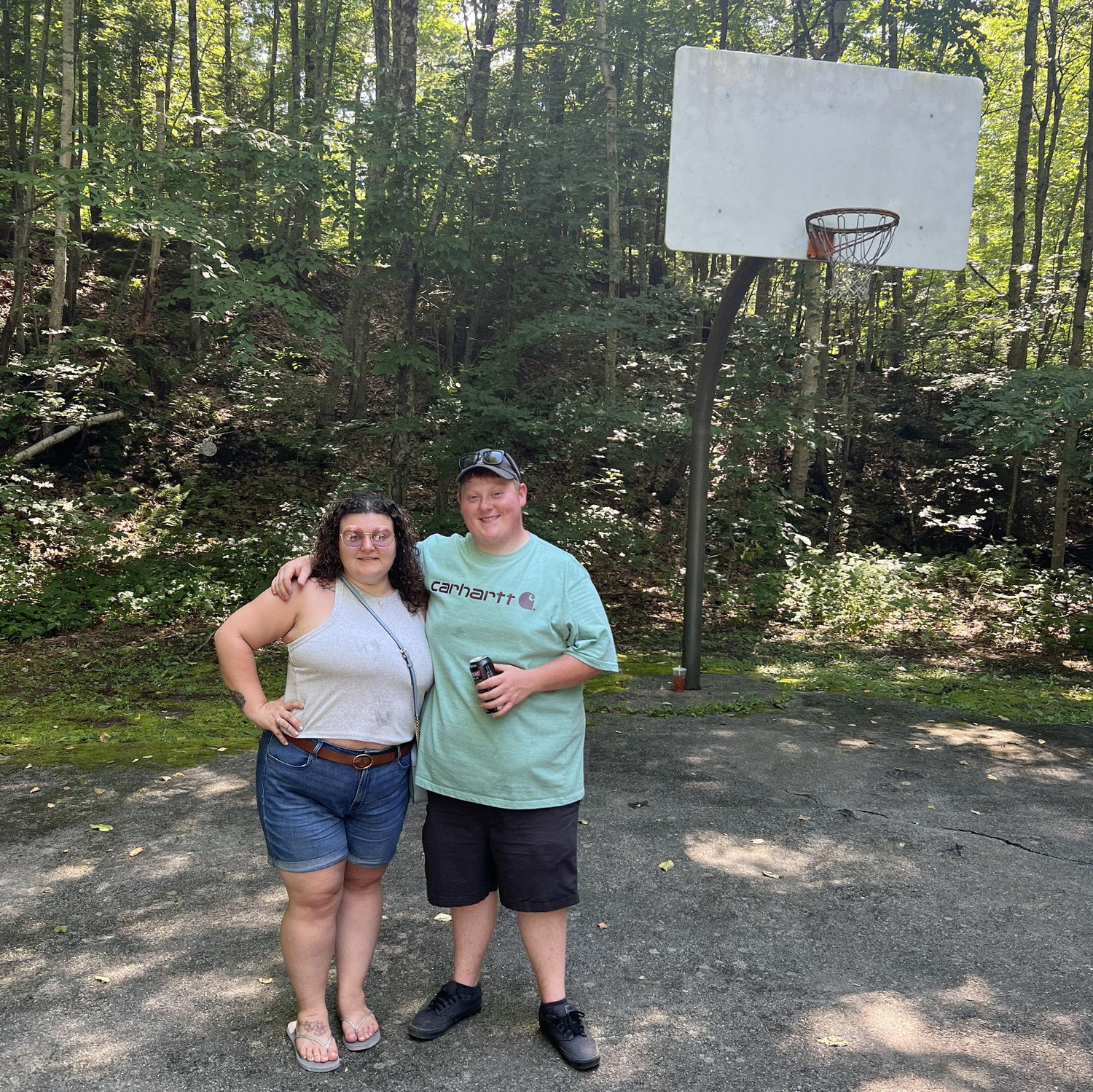 Basketball at Lake Manchaug, just much older.