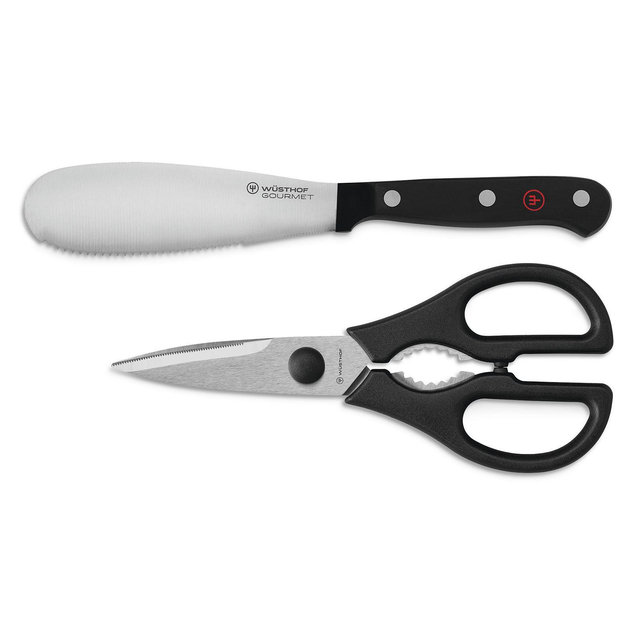 Wüsthof Gourmet Series Kitchen Shears & Spreader Set