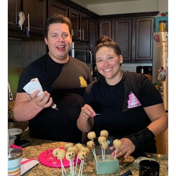 Jordan encouraged Gianna to start her own baking business and is a HUGE supporter. He's tried to help decorating a couple of times but mostly sticks to marketing :)