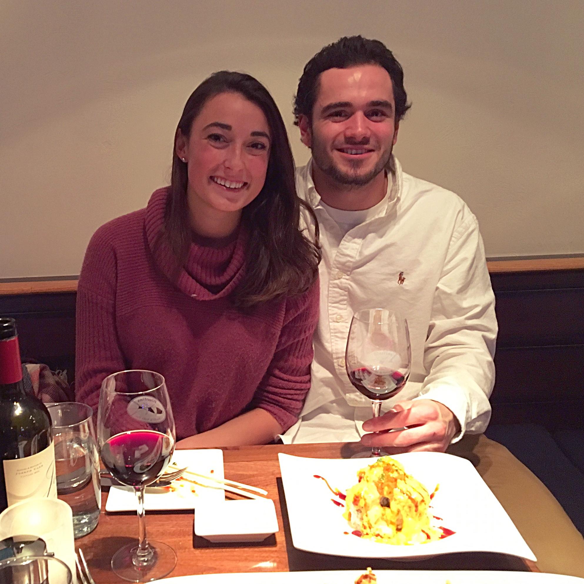 Date night at Bluefin