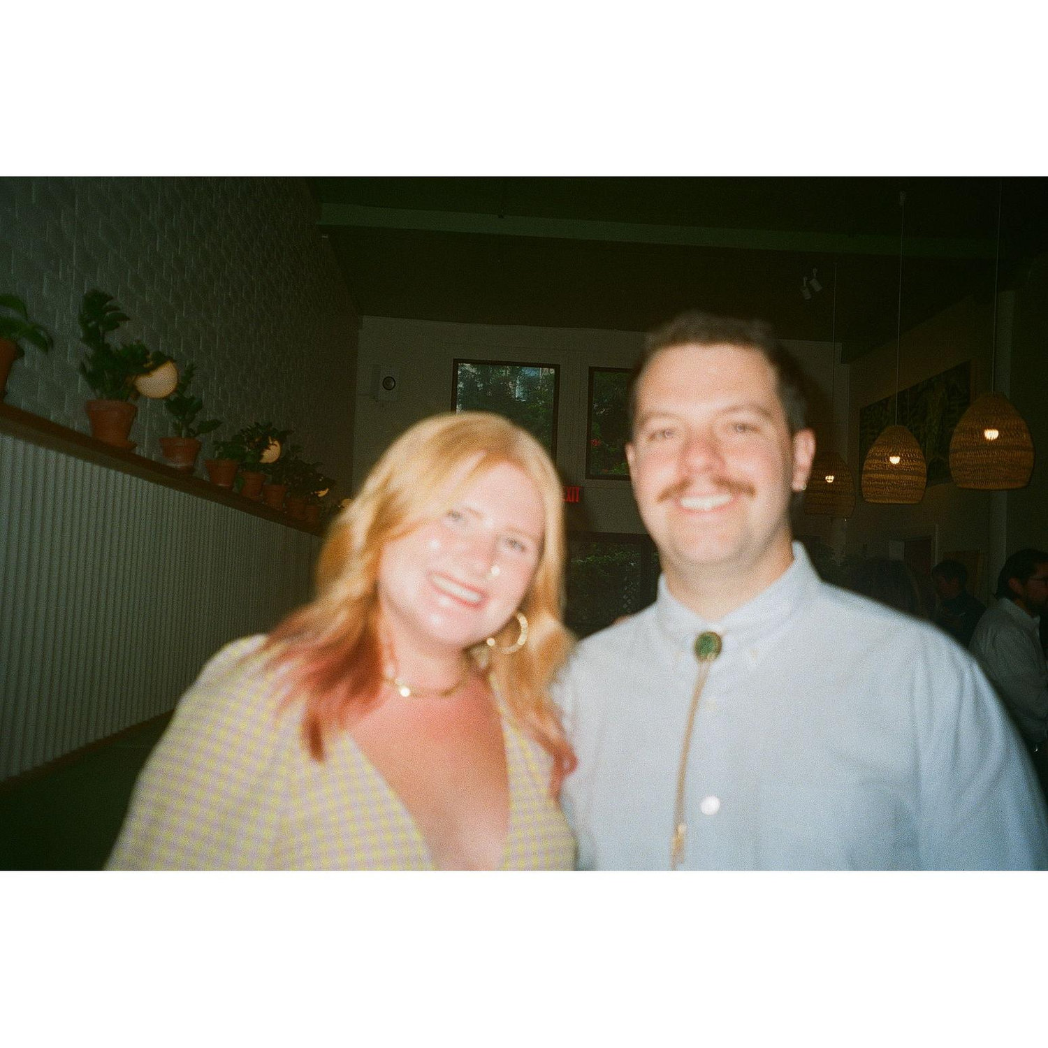 Blurry photos from our friends' wedding