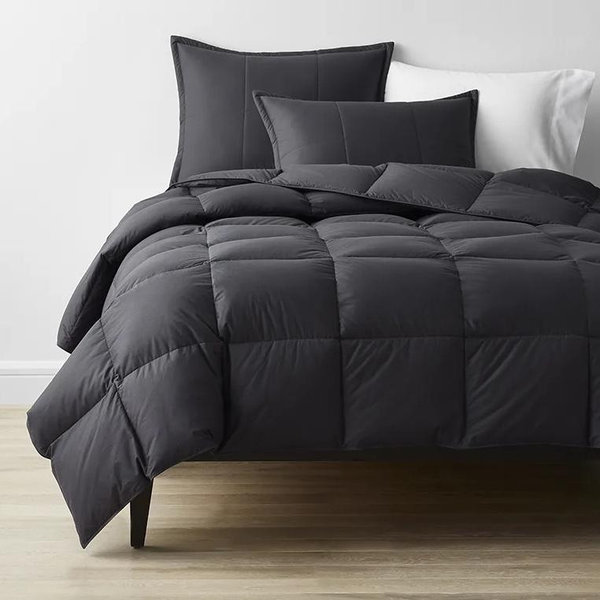 Premium Down Light Warmth Comforter - Charcoal Gray, King/Cal King