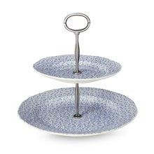 Blue Fellicity 2 Tier Cake Stand