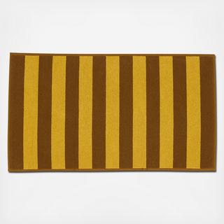 Simple Striped Terry Bath Mat