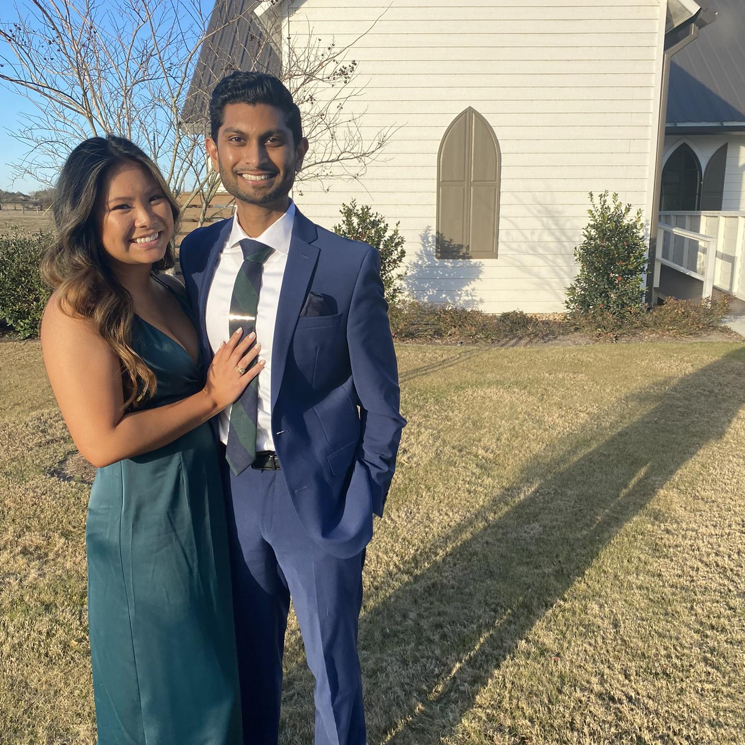 Our first appearance as a couple!