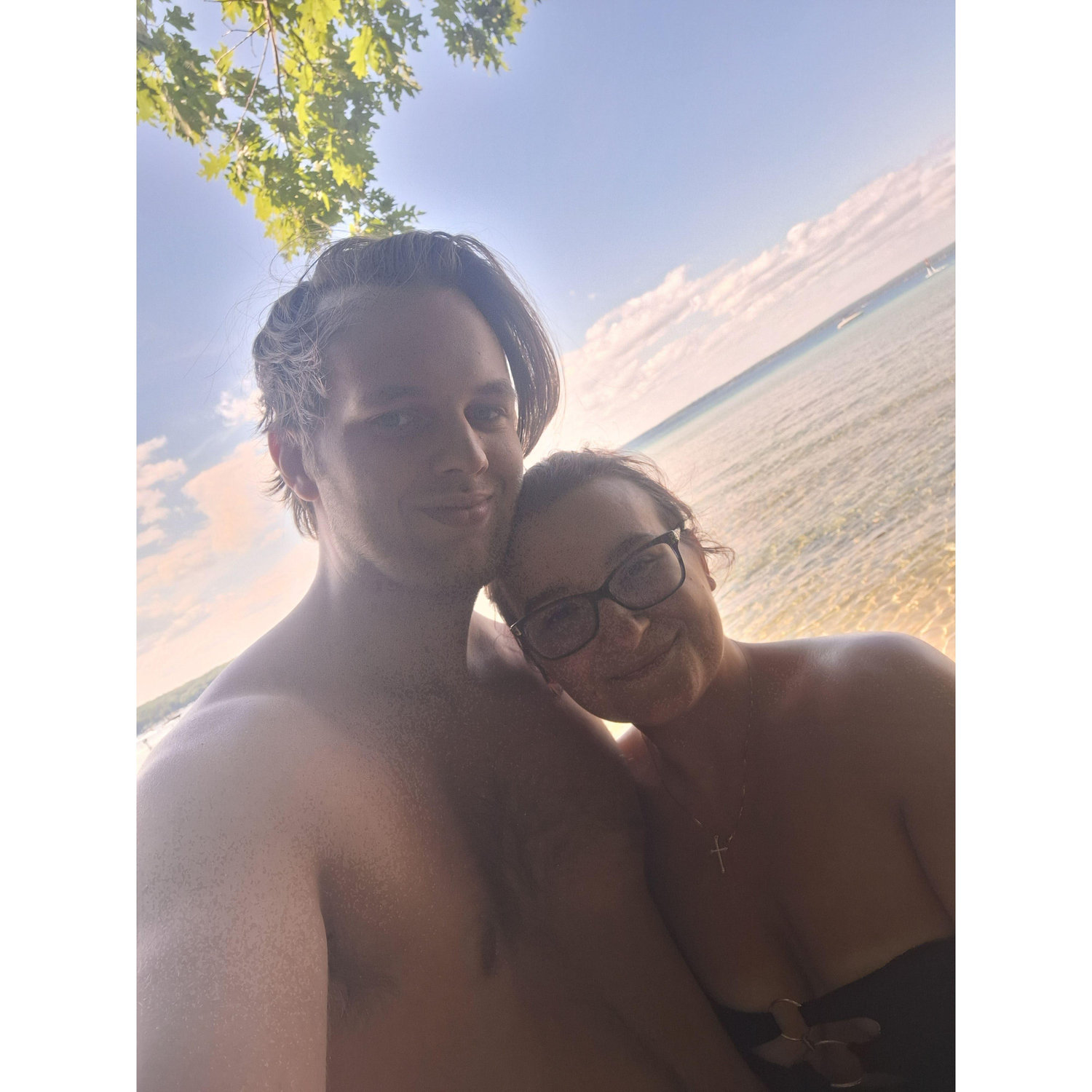 At our favorite place: Higgins Lake