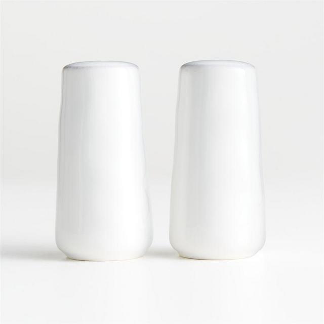 Marin White Salt and Pepper Shaker Set