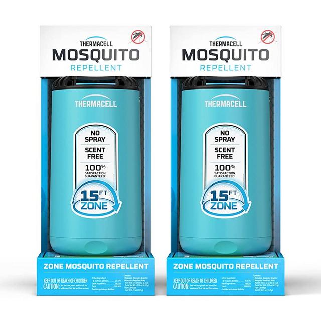 Thermacell Patio Shield Mosquito Repeller; Highly Effective Mosquito Repellent for Patio; No Candles or Flames, DEET-Free, Scent-Free, Bug Spray Alternative; Includes 12-Hour Refill