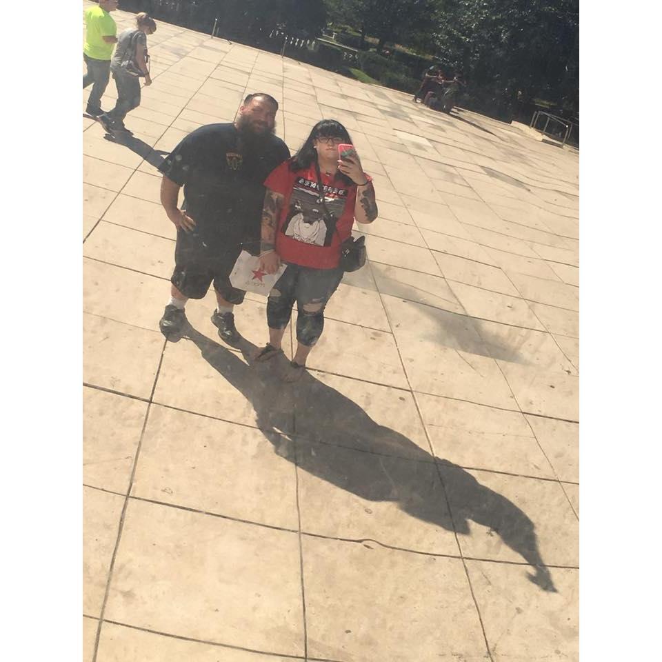 An obligatory Bean picture, Chicago 2016