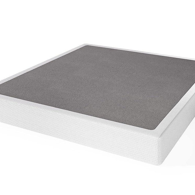 RLDVAY Full-Size Box-Spring, 5 inch Low Profile Only, Heavy Duty Metal Box Spring Full with Fabric Cover, Easy Assembly, Non Slip, Noise Free