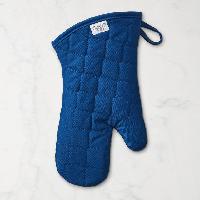 Williams Sonoma Solid Oven Mitt, Bright Blue
