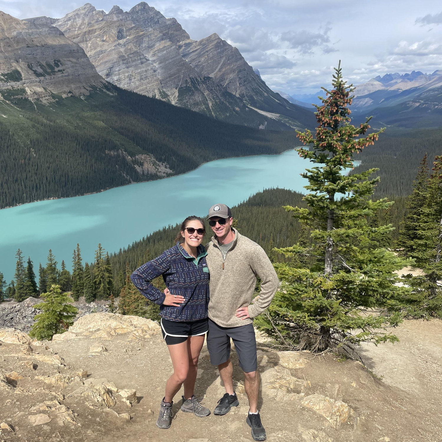 Peyto Lake lookout!