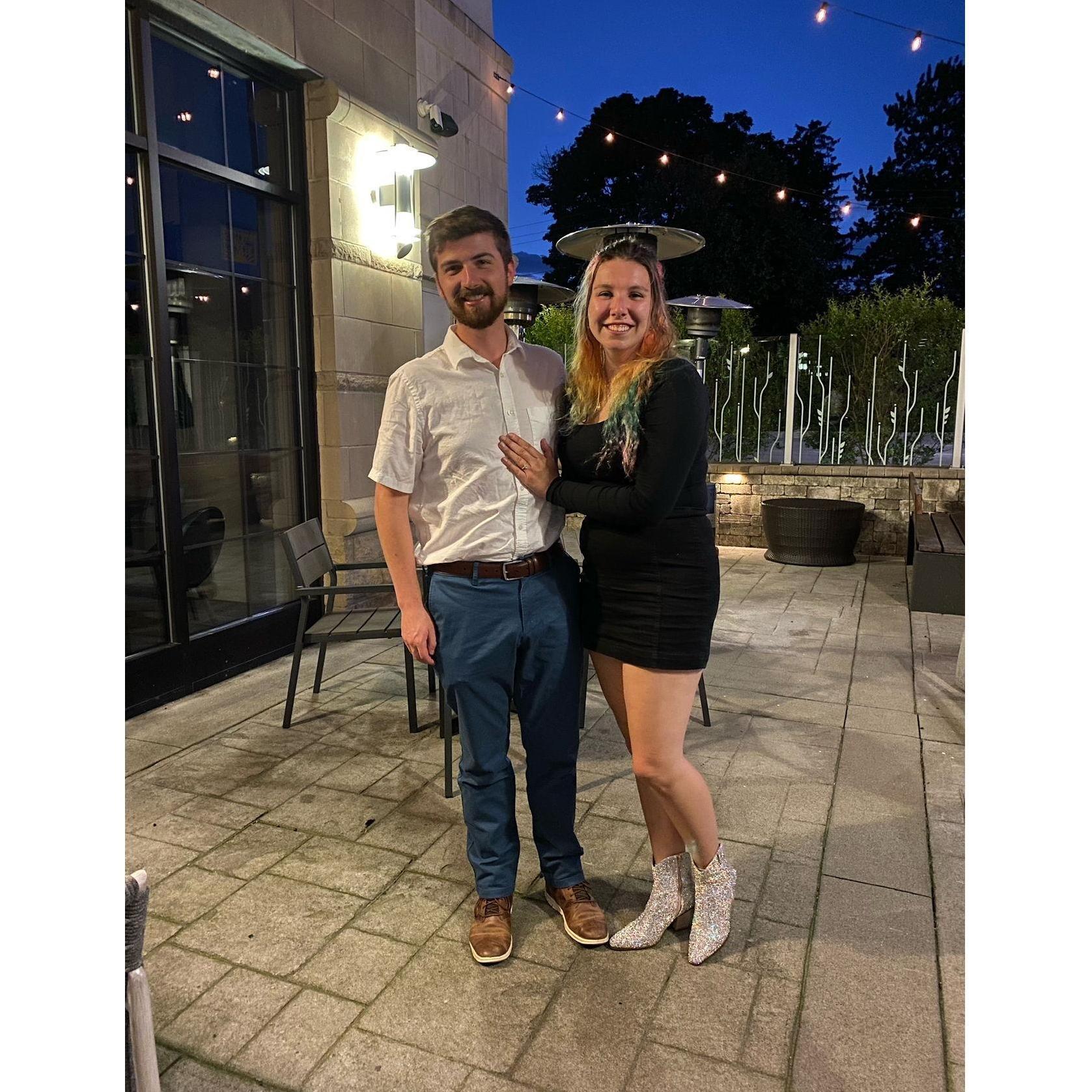 September 2nd, 2023: Alden proposed!!