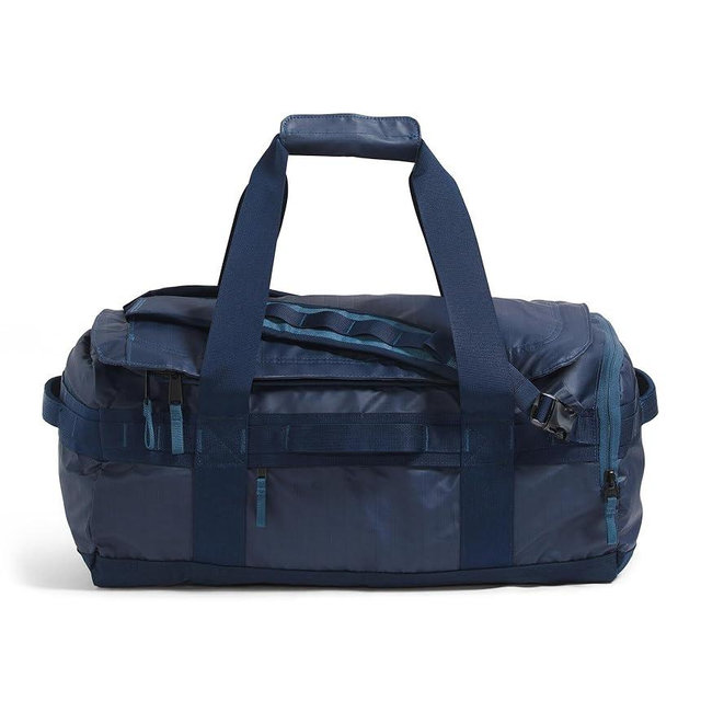 THE NORTH FACE Base Camp Voyager Duffel—42L - PFAS Free, Shady Blue/Summit Navy, One Size