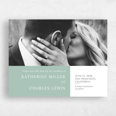 Green Wedding Save the Date - Stevens Landscape