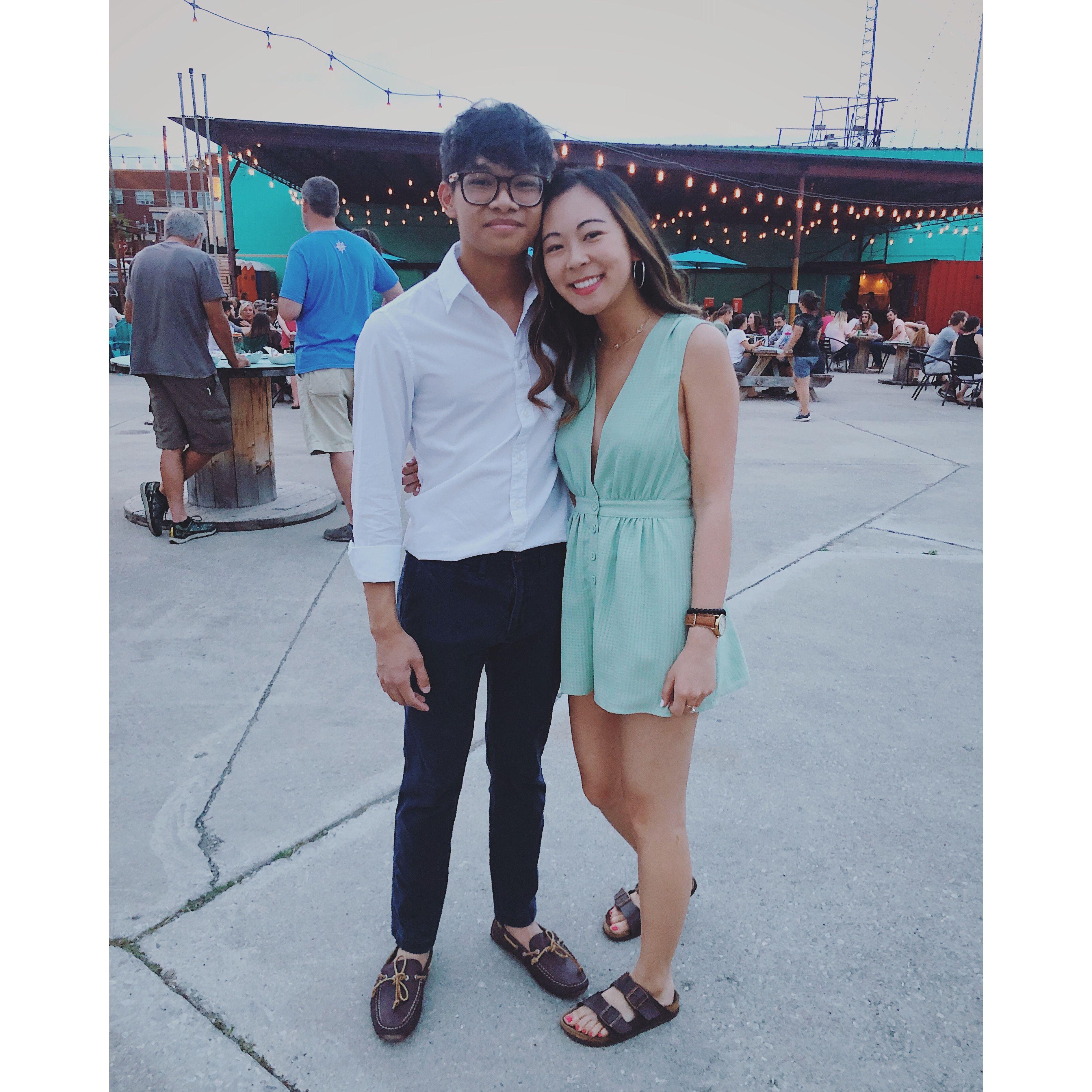 6 month anniversary! We were babies!