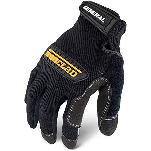 Ironclad General Utility Work Gloves GUG, All-Purpose, Performance Fit, Durable, Machine Washable, (1 Pair), Large - GUG-04-L