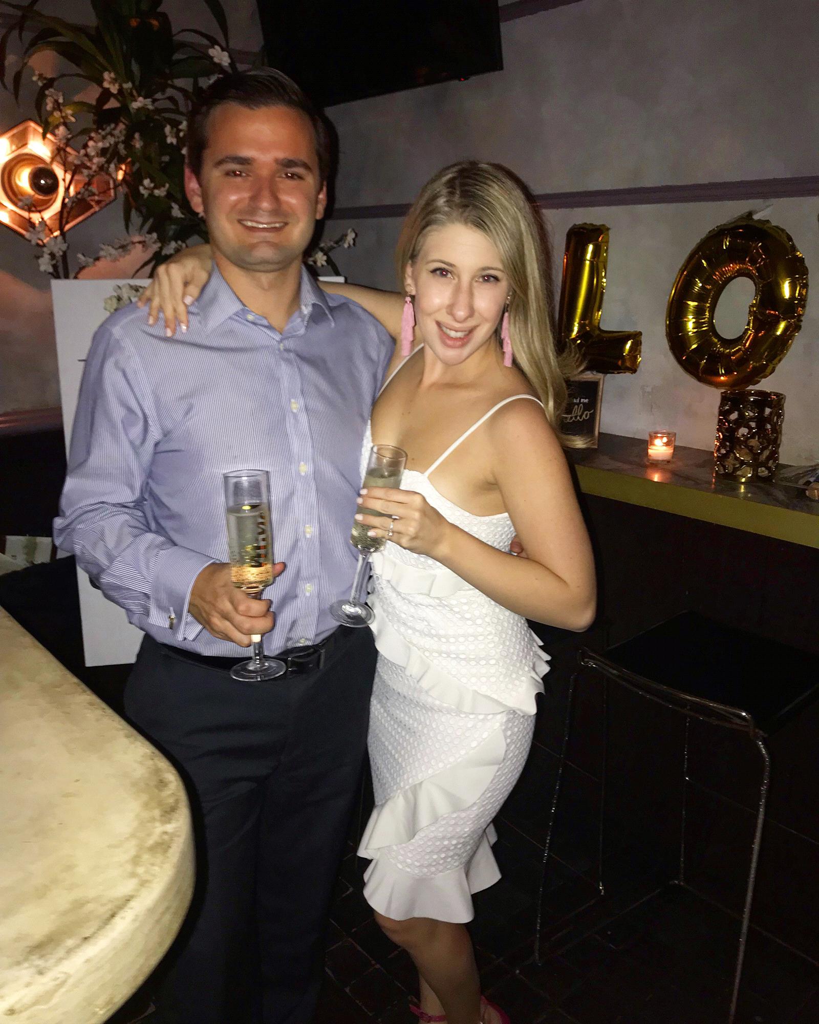 Celebrating our engagement!