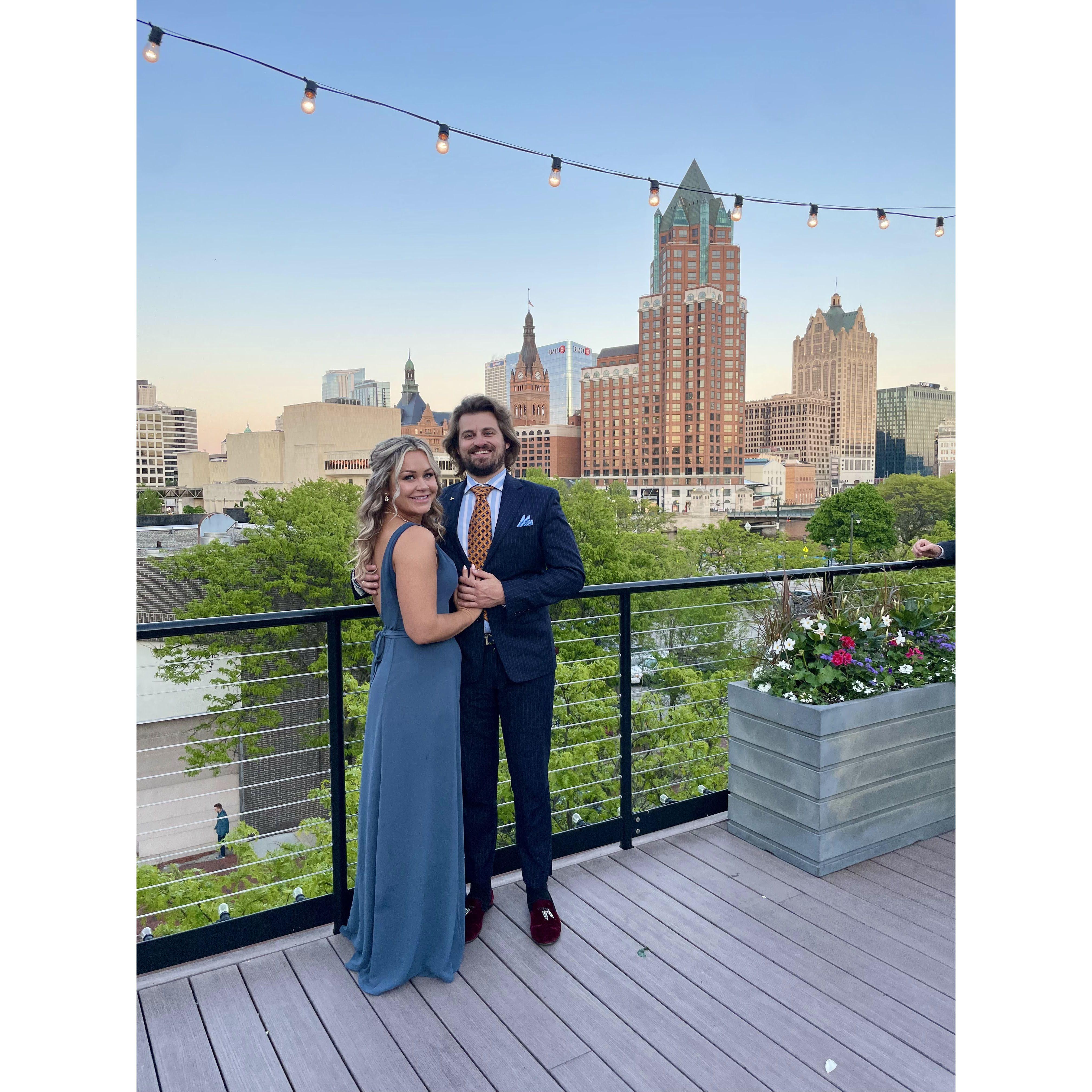 Abbey and Nick's wedding.