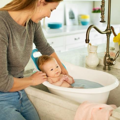 Munchkin Sit and Soak Baby Bath Hard Tub - 0-12 M - White