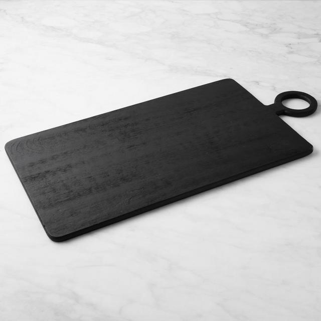 Black Wood Rectangular Cheese Board, 32"