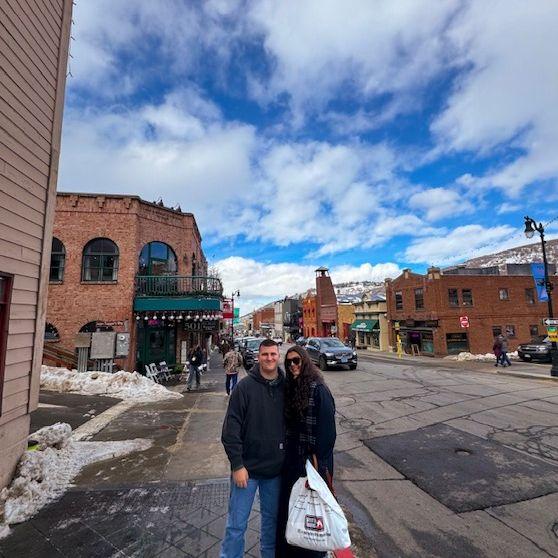 First of many ski trips together.