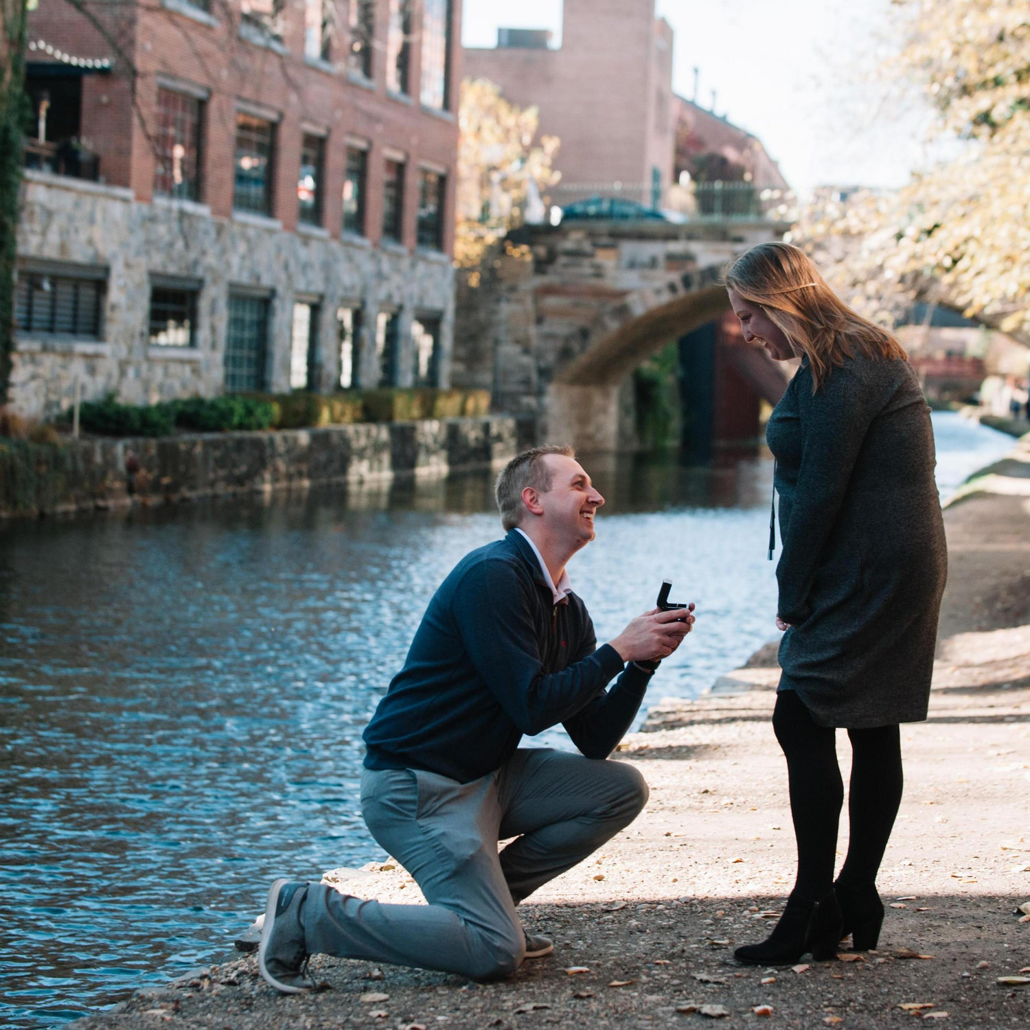 November 2021: Kevin proposed to Terra in Georgetown!