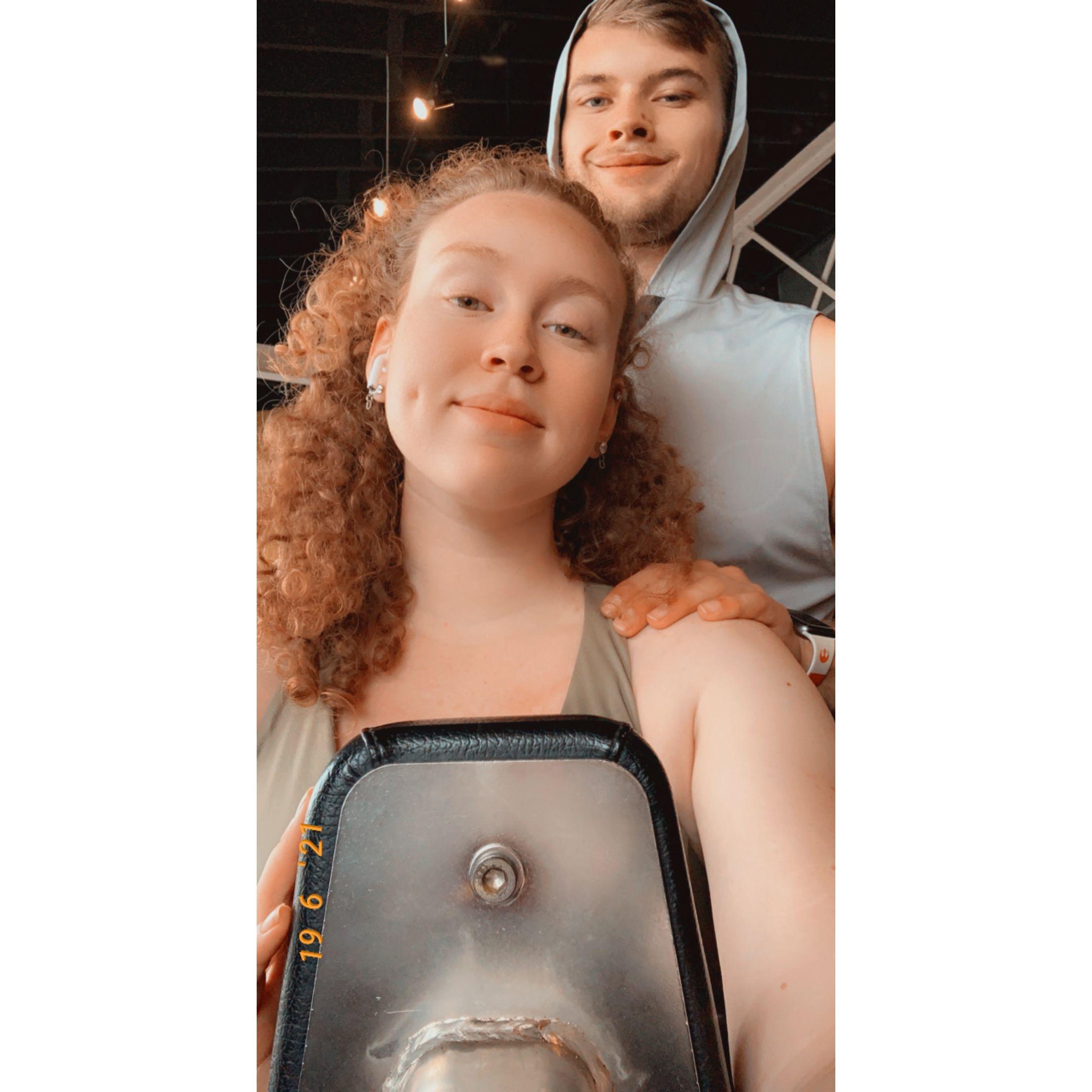 You always motivating me to go to the gym like I'd always wanted to do