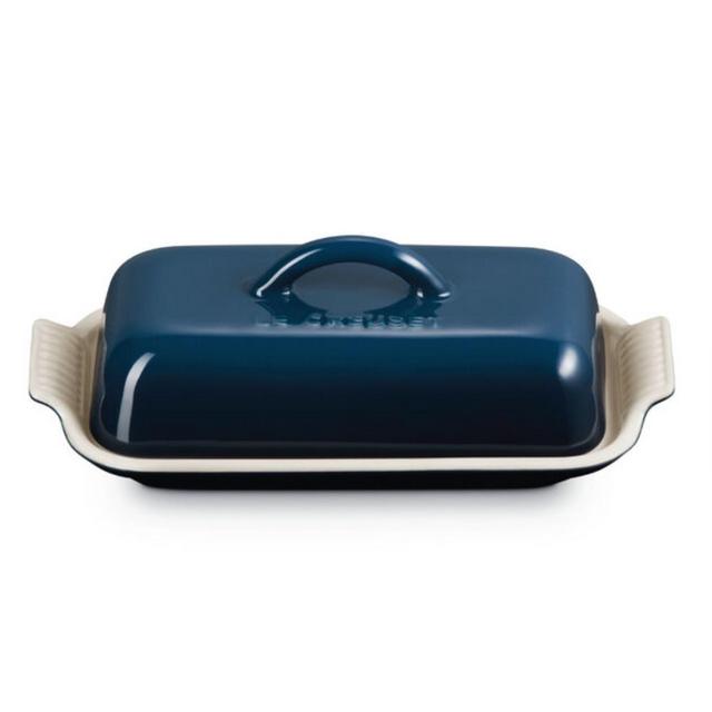 Le Creuset Heritage Butter Dish (Color: Nuit)