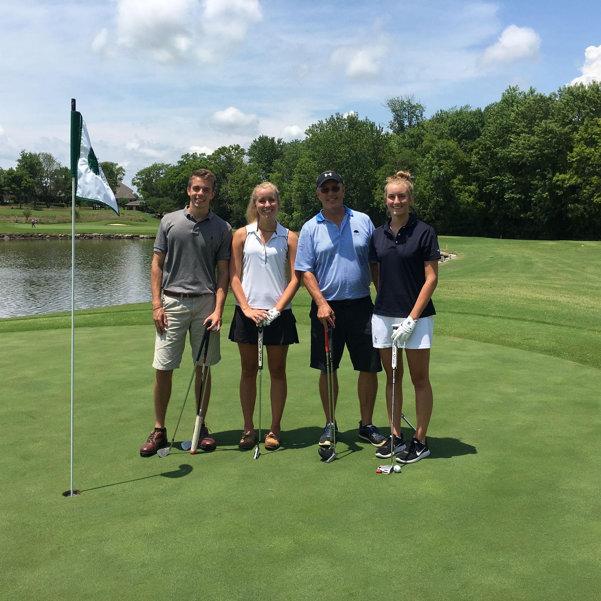 golfing at fairvue with the fam!