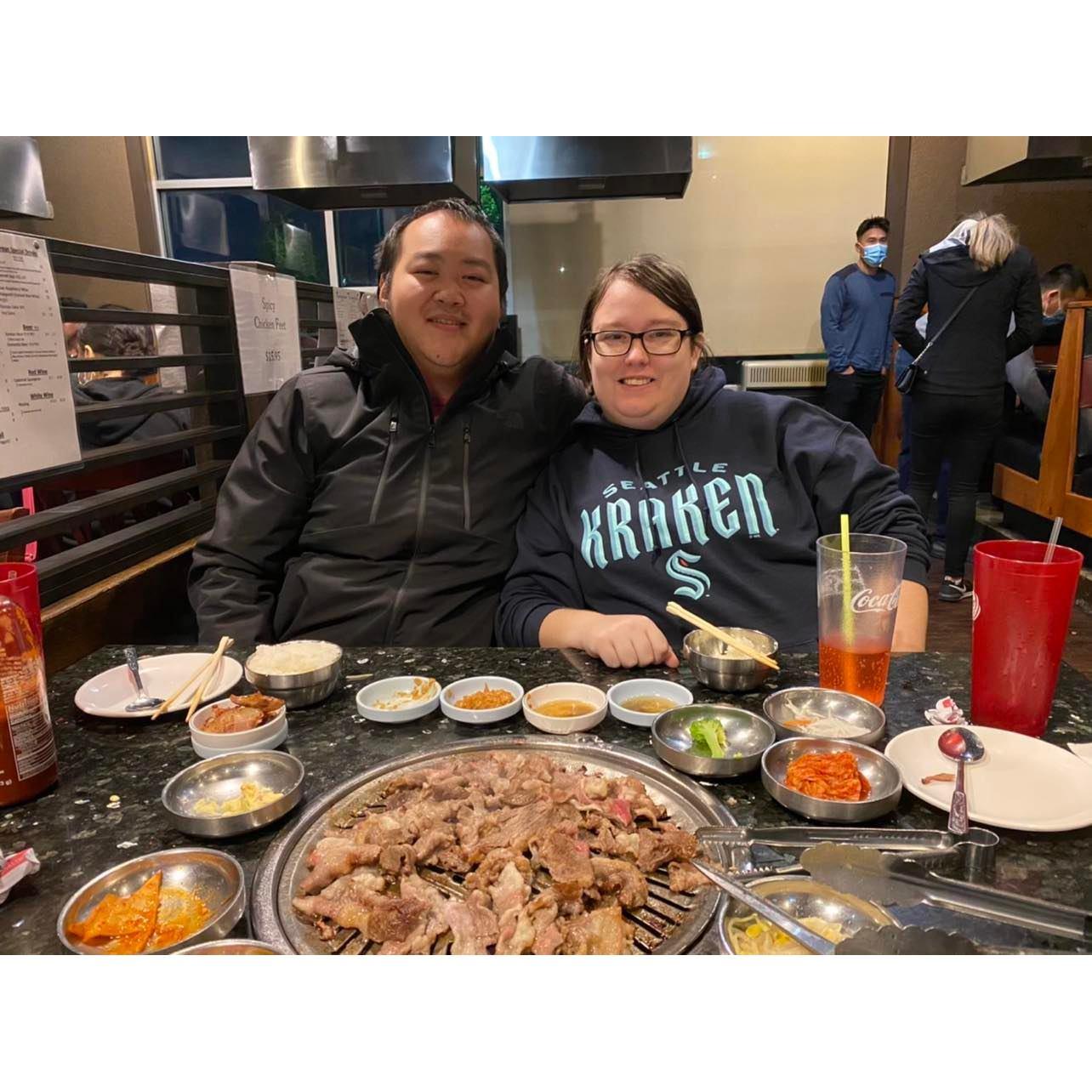 First Korean BBQ date!!