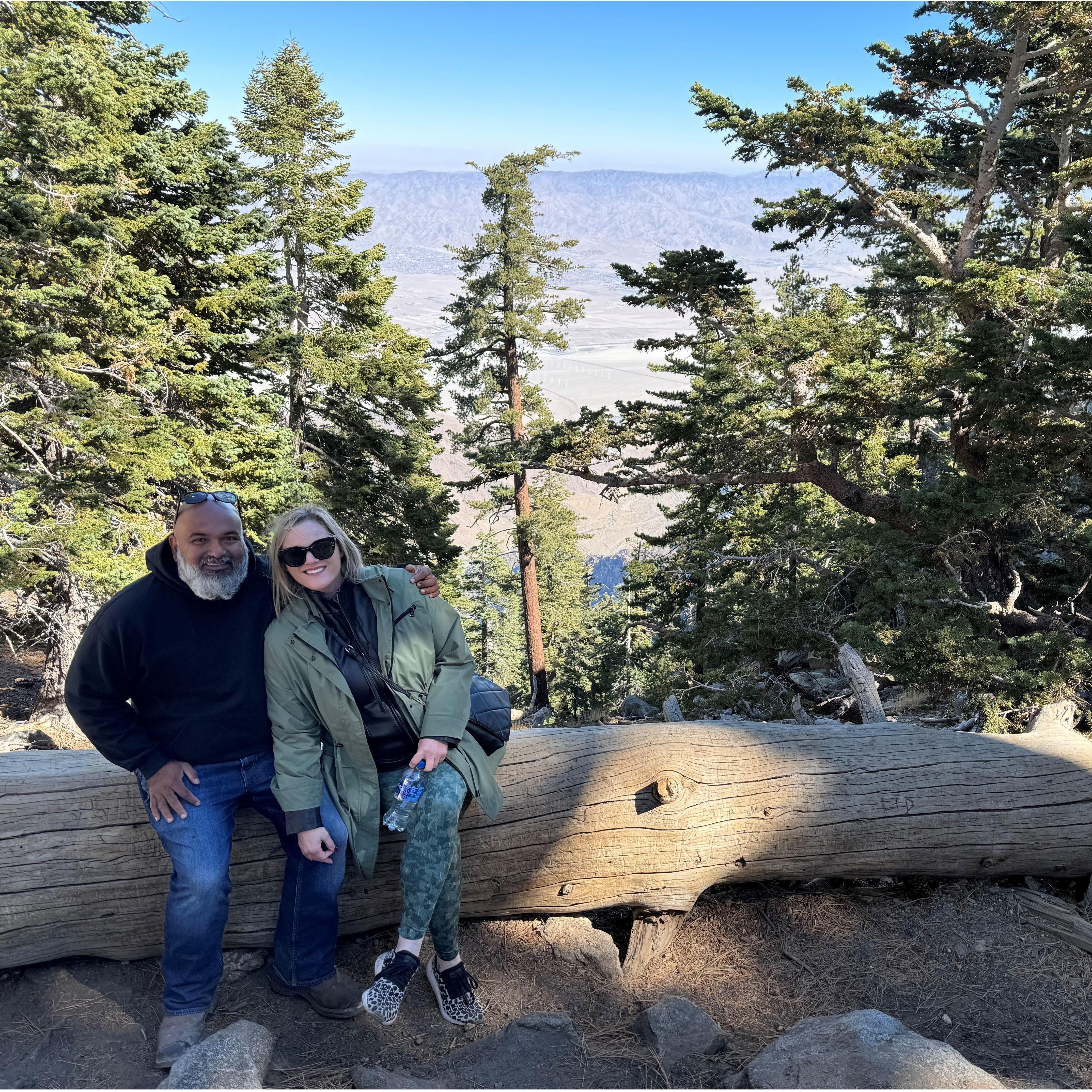 In Palm Springs celebrating Carrie's grandmother's 90th birthday. We took the aerial tramway up 2.5 miles to explore the Mt. San Jacinto State Park.