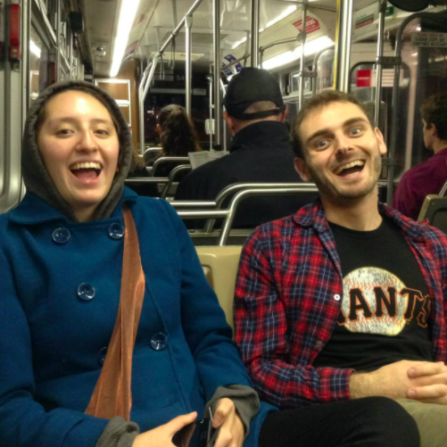 Late night MUNI ride, San Francisco