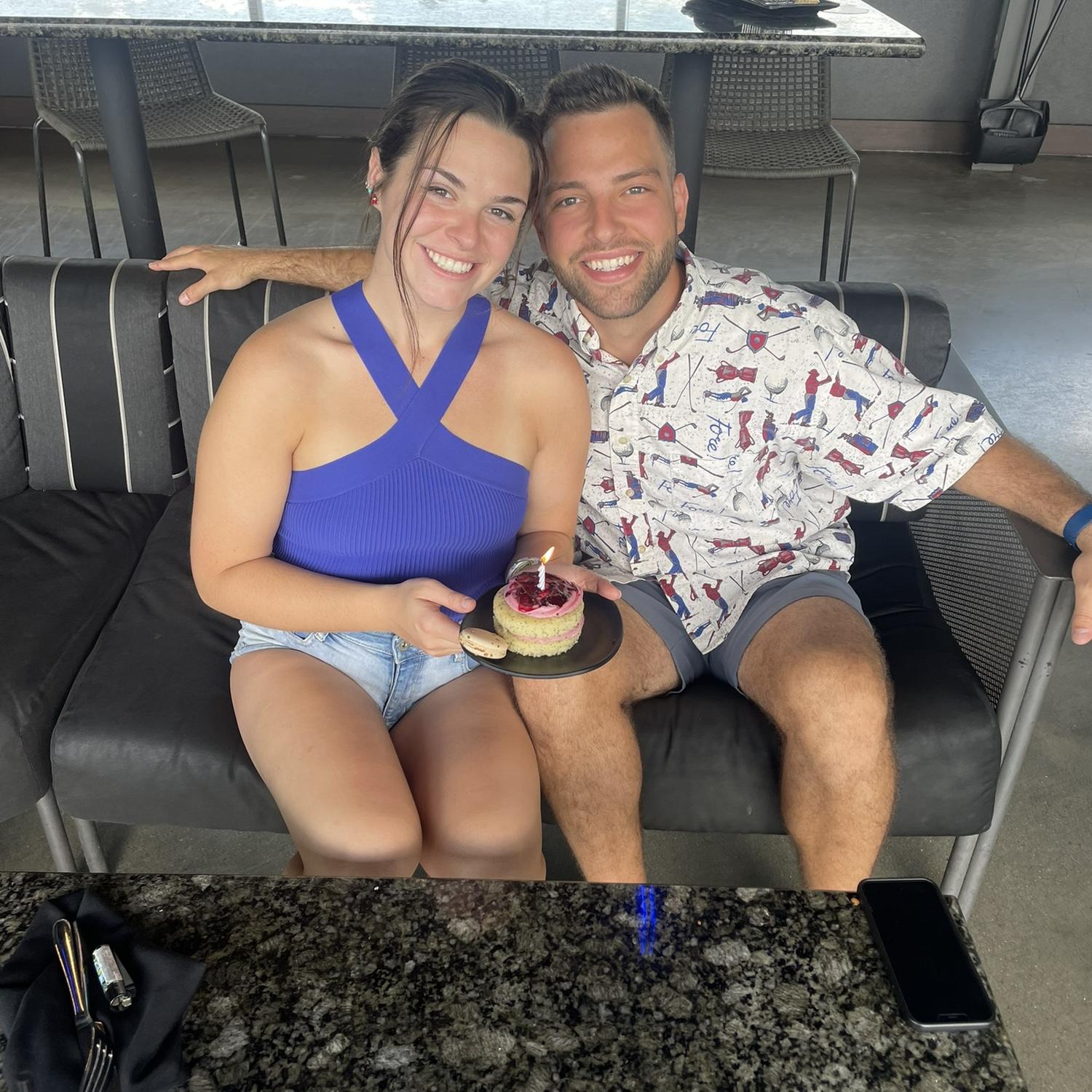Us! Top golf!