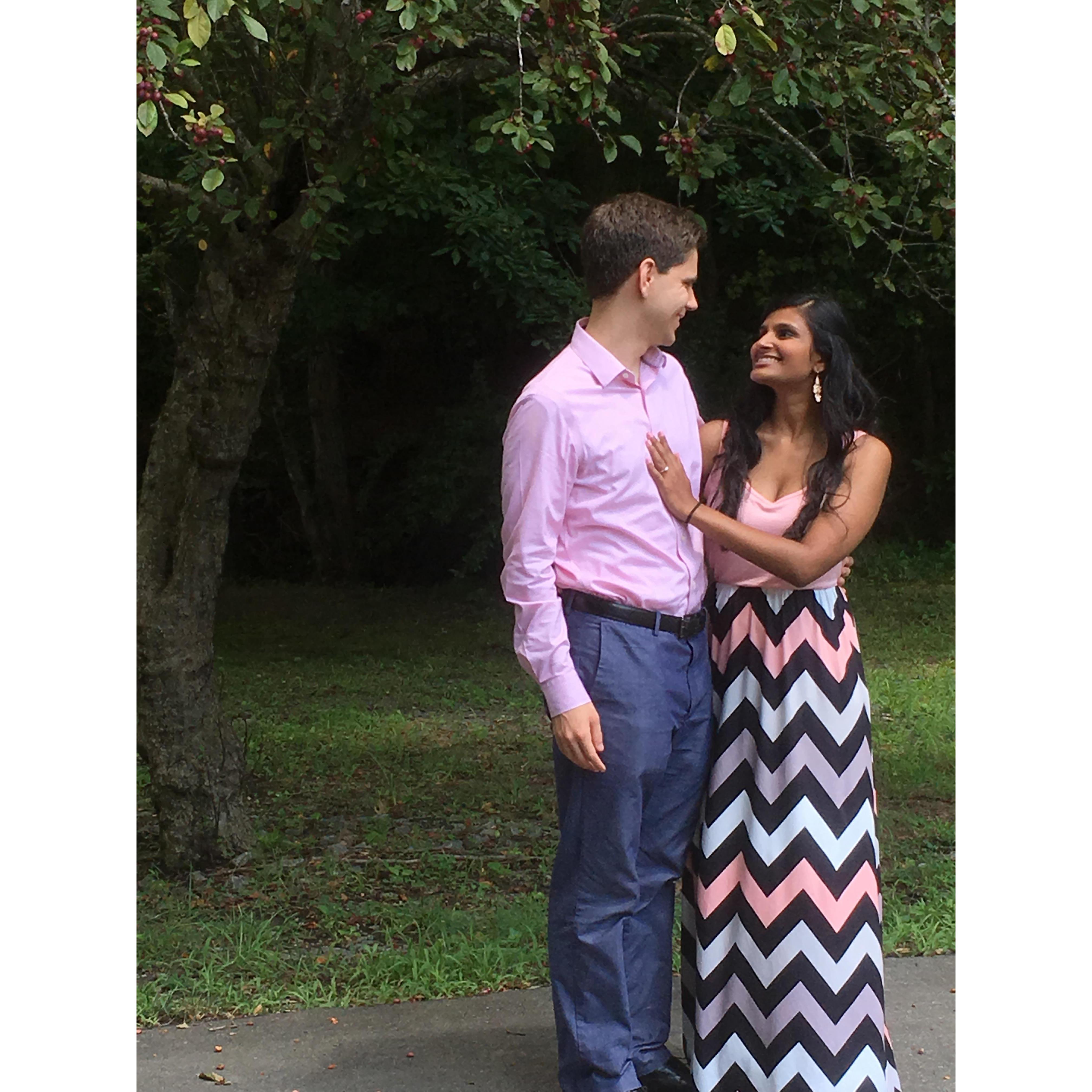 Right after we got engaged!