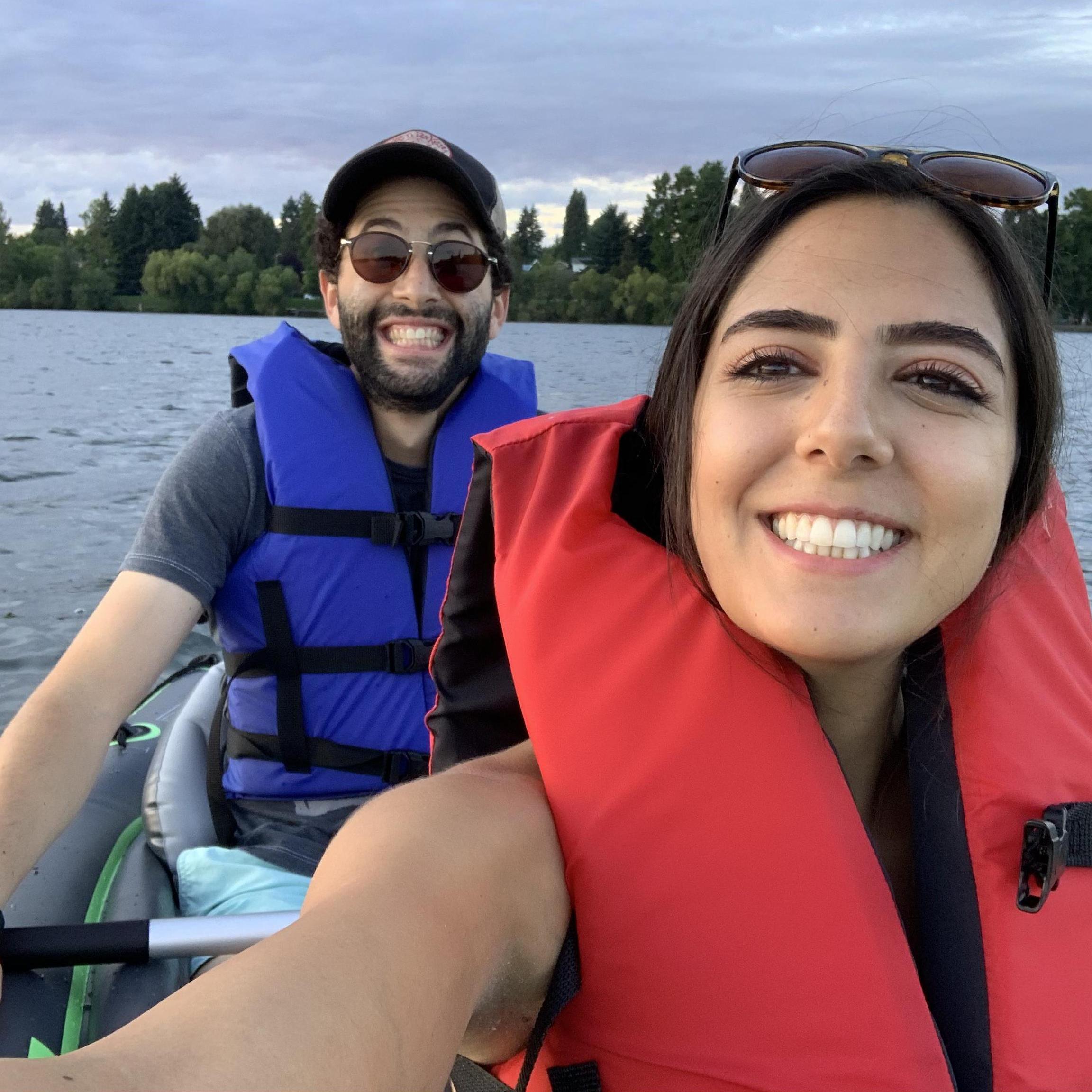 Kayaking on Lake Washington!