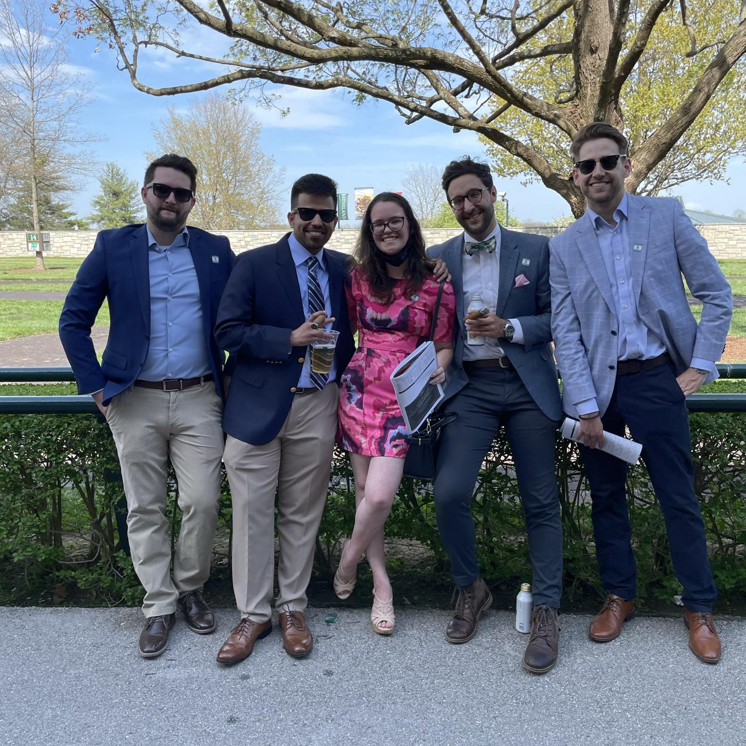 Our first Keeneland outing.