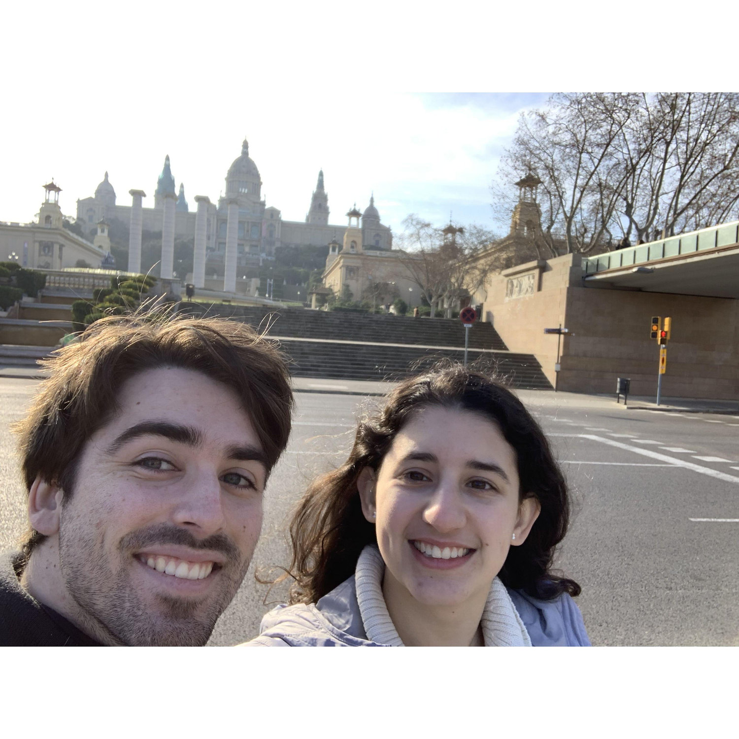 Our first Europe trip, featuring the Cheetah Girls spot (a must!). One of the few pics left after my phone got swiped at Burger King✈️🍔