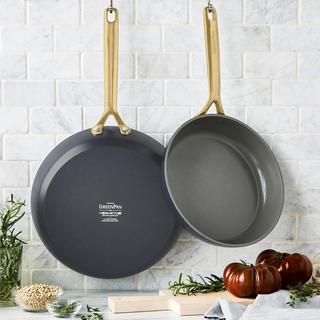 GP5 Champagne Ceramic Nonstick 2-Piece Frypan Set