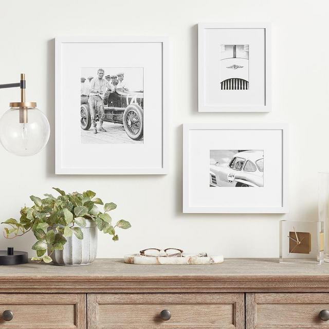 Wood Gallery Assorted Frames, Set of 3 - White