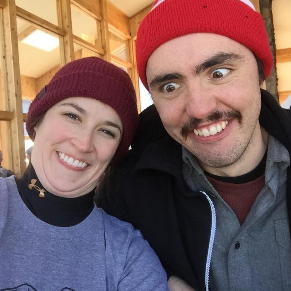 In our natural state, taking a break from shredding the gnar at Red Lodge Mountain.