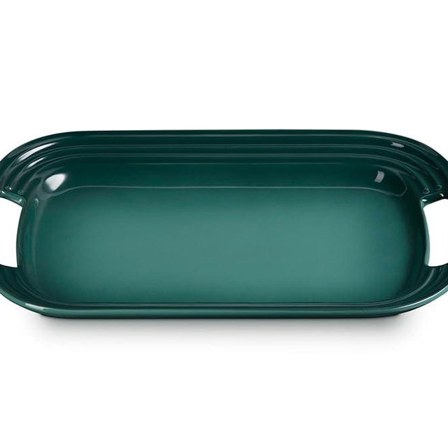 Le Creuset Stoneware Serving Platter, 14 in., Artichaut