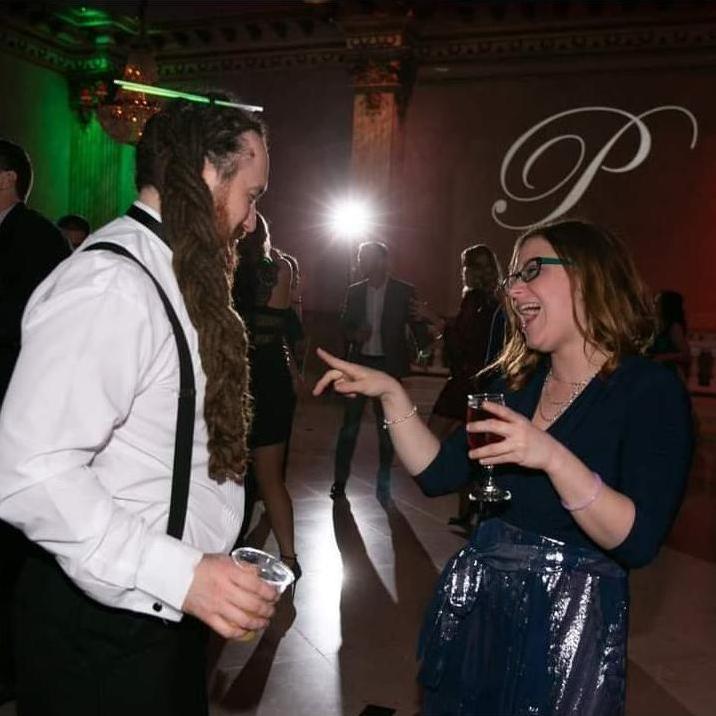Dancing at Courtney and Evan's wedding