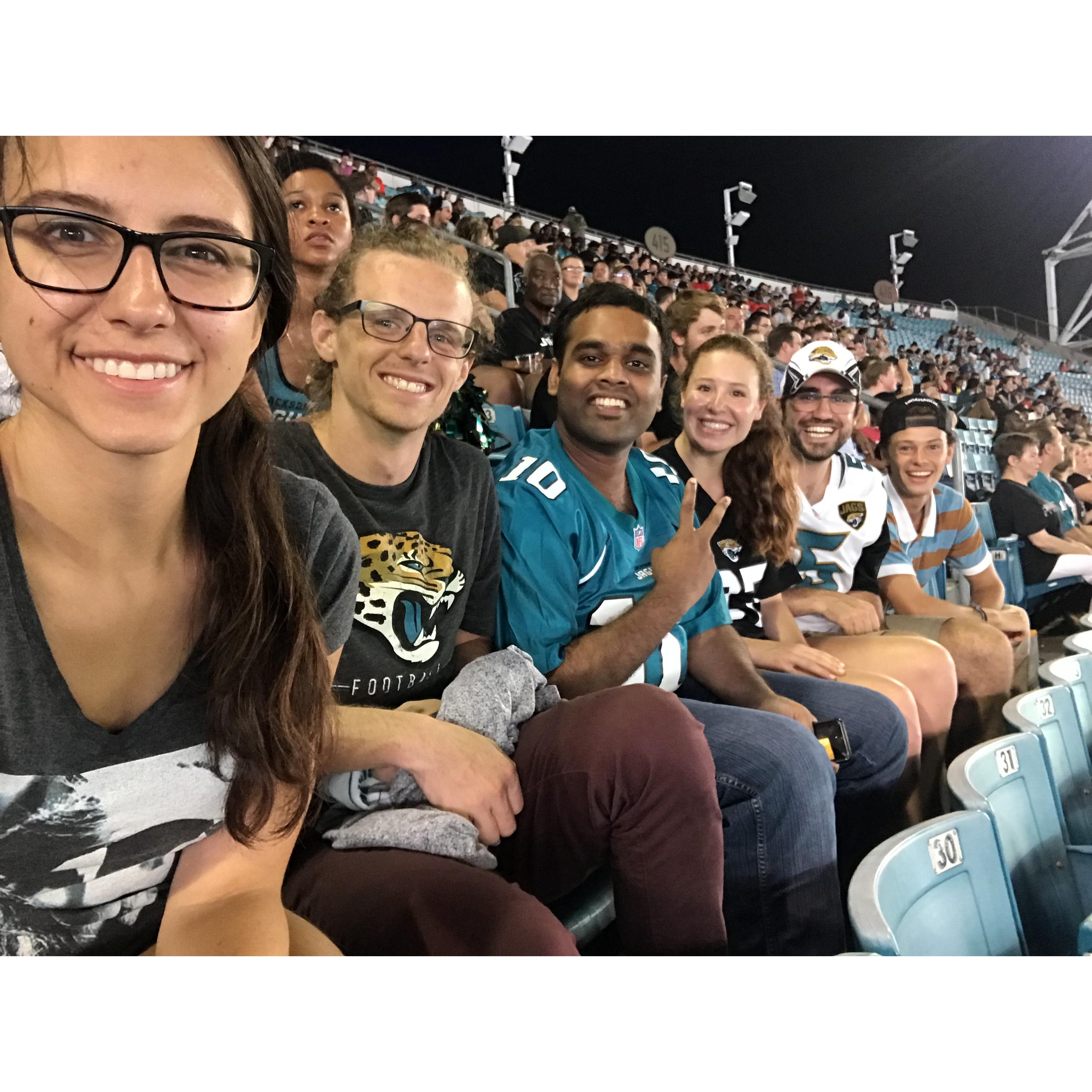 Jags game with friends 2018